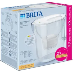 Compra JARRA FILTRANTE STYLE ESSENTIAL BLANCA + 2 FILTROS MAXTRA PRO 2,4L BRITA 1059048 al mejor precio