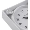 Compra RELOJ DE PARED REDONDO MARCO BLANCO 6X24,4X24,4CM VERSA 22360044 al mejor precio