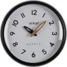 Compra RELOJ DE PARED REDONDO MARCO NEGRO 6X24,4X24,4CM VERSA 22360045 al mejor precio