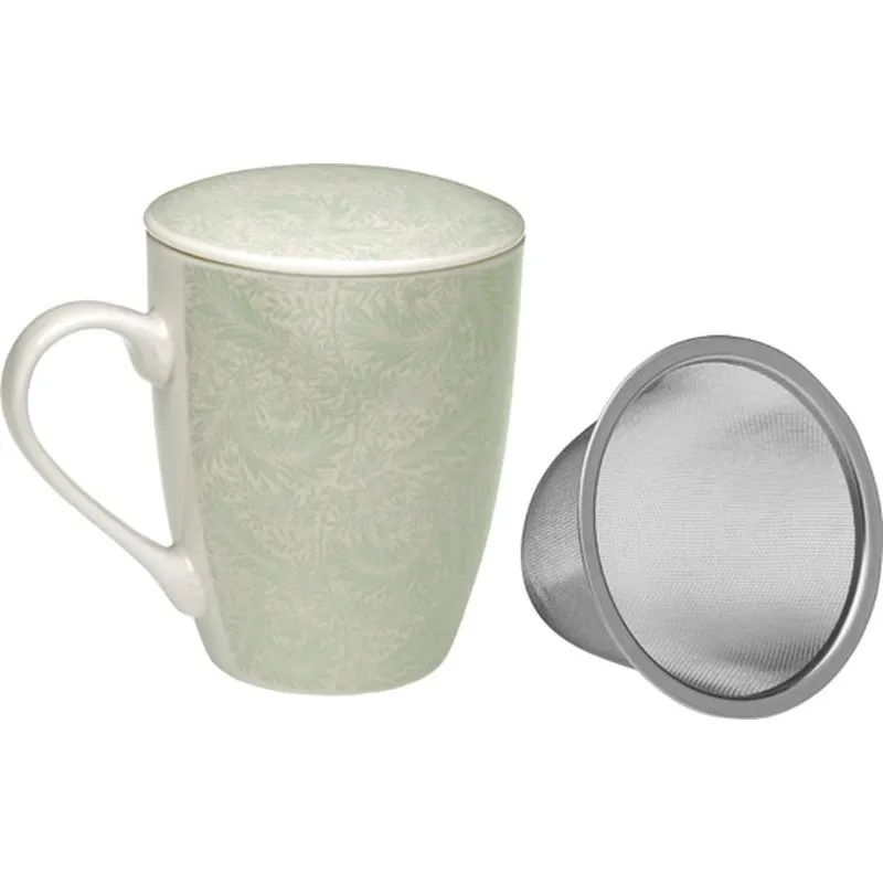 Compra TAZA INFUSION AZUL CON TAPA 0,35L 8,5X8,5X10,2CM VERSA 22860011 al mejor precio
