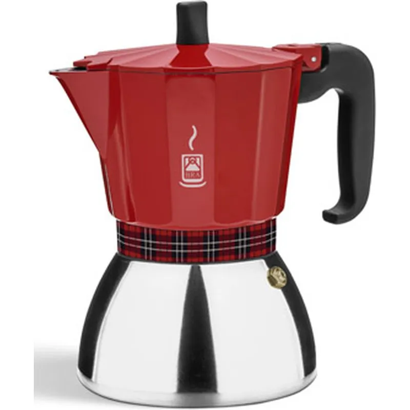 Compra CAFETERA DELUXE INDUCTION ROJA 3 TAZAS BRA A170613 al mejor precio