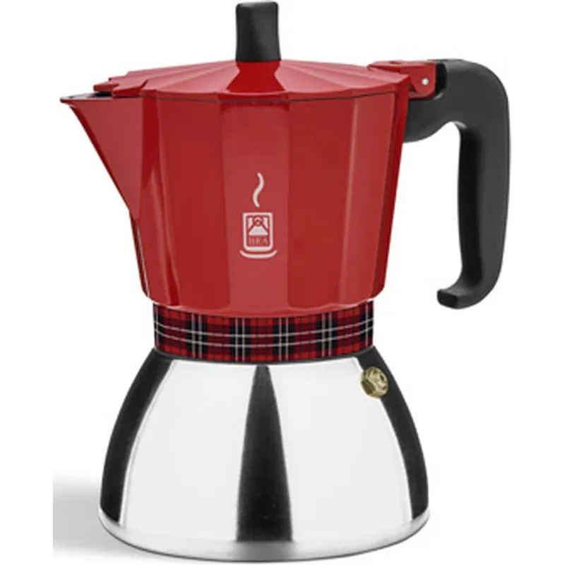 Compra CAFETERA DELUXE INDUCTION ROJA 6 TAZAS BRA A170616 al mejor precio