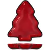 Compra PLATO PRESENTACION ARBOL ROJO 20X17X2,5 H&H 8566403 al mejor precio