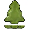 Compra PLATO PRESENTACION ARBOL VERDE 20X17X2,5 H&H 8566414 al mejor precio