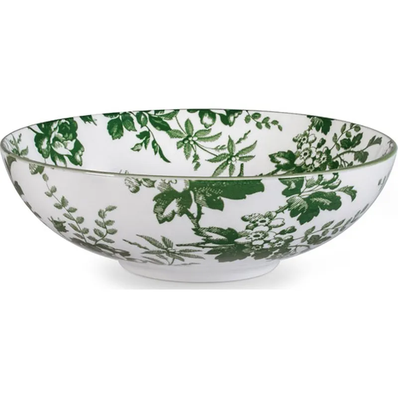 Compra ENSALADERA PORCELANA DECORADA MARGARET 21CM VERDE NON 9785744 al mejor precio