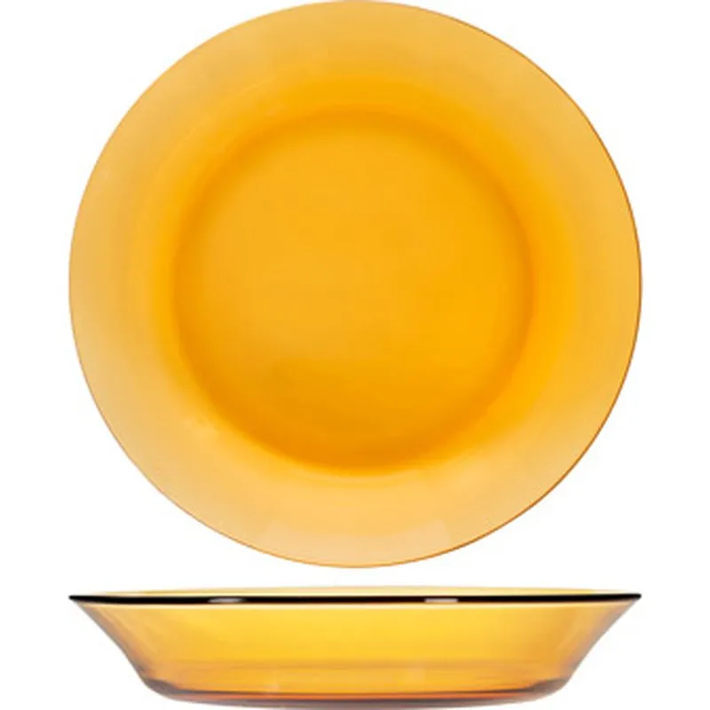 Compra PLATO VIDRIO AMBAR 6 UNIDADES HONDO 19,5CM DURALEX 6112511 al mejor precio