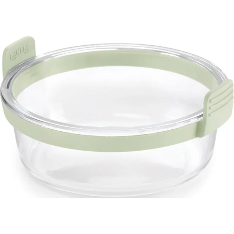 Compra CESTA REDONDA DE VIDRIO TRANSPARENTE 20,9X19,4X10,1CM LEKUE 890345 al mejor precio