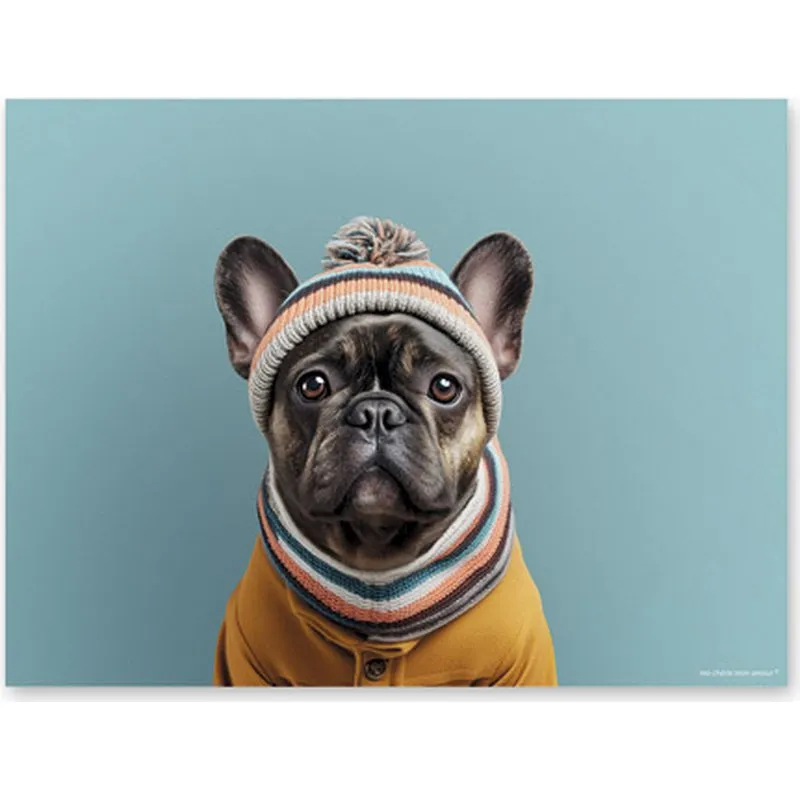 Compra MANTEL INDIVIDUAL FUNNY DOGS BRUNO 40X30CM MA CHERIE 1712V20047 al mejor precio