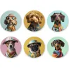 Compra POSAVASOS GIFT SET 6 U SURTIDOS DOGS III MA CHERIE 2212V20040 al mejor precio