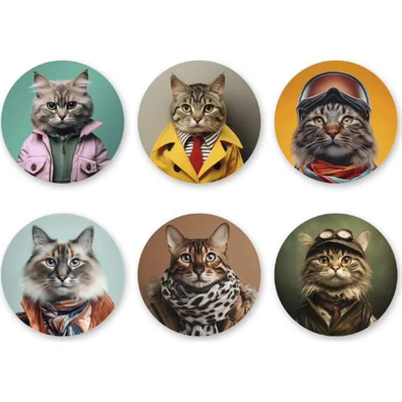 Compra POSAVASOS GIFT FUNNY SET 6 U SURTIDO CATS II MA CHERIE 2212V420030 al mejor precio