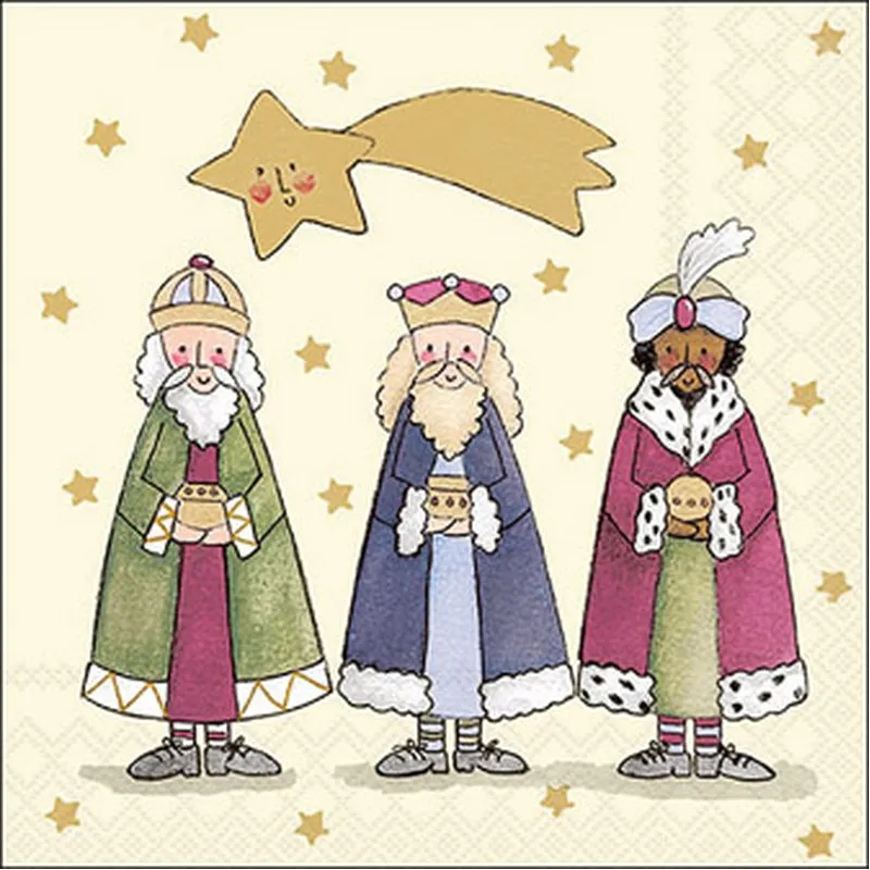 Compra SERVILLETA REYES MAGOS 33X33CM 33318660 al mejor precio
