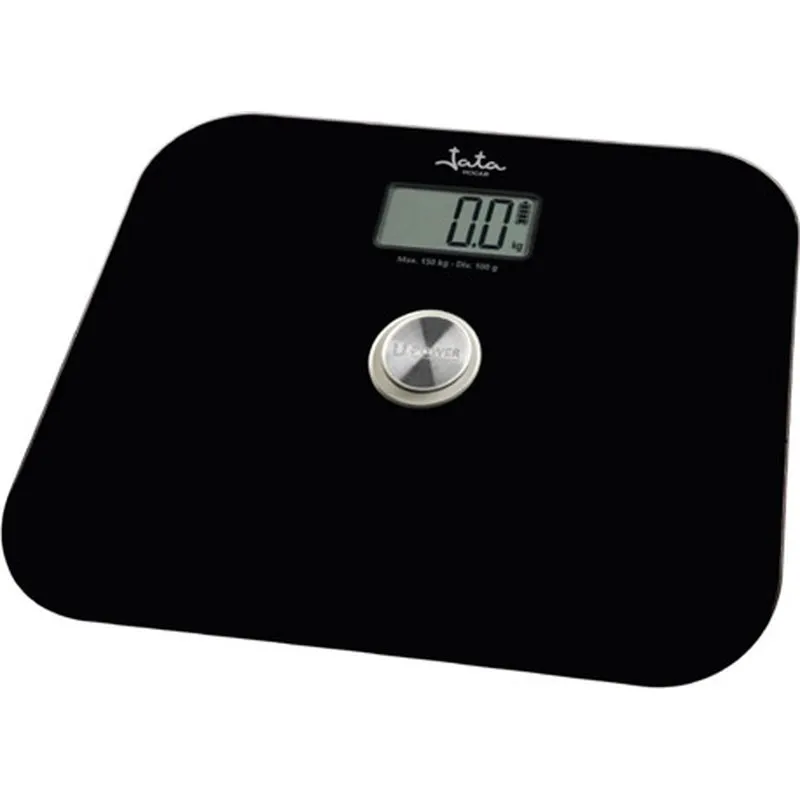 Compra BASCULA ECOLOGICA U-POWER NEGRO 150 KG JATA HBAS1499 al mejor precio