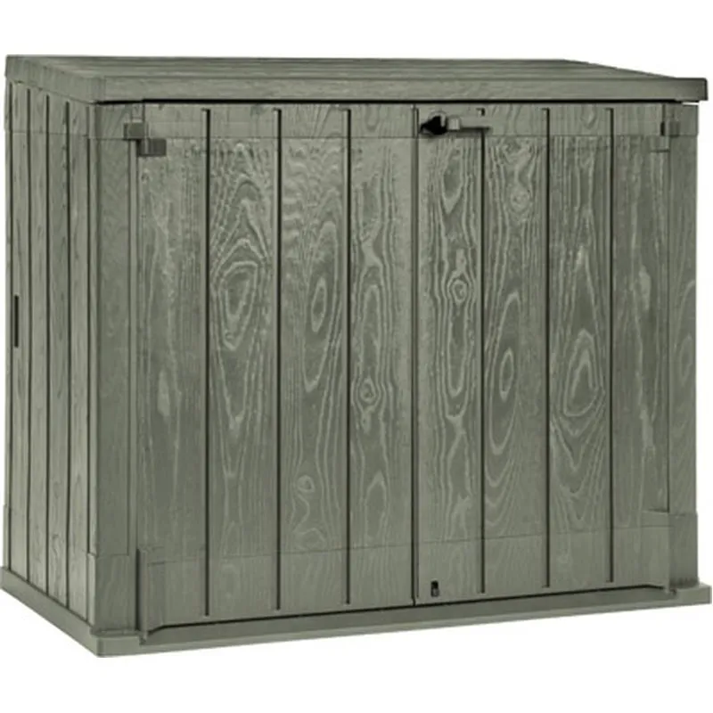 Compra COBERTIZO RESINA STORER PLUS XL 1270 L 145 X 85 X 124,5H VERDE TOOMAX 103 al mejor precio