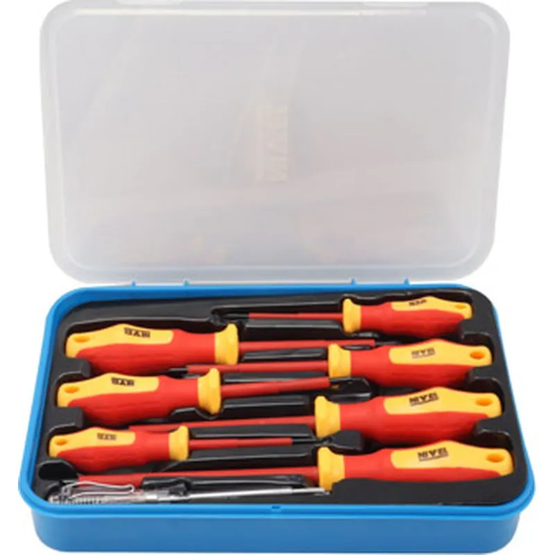 Compra JUEGO DE DESTORNILLADORES AISLADOS 8 PIEZAS NIVEL 23020189 al mejor precio