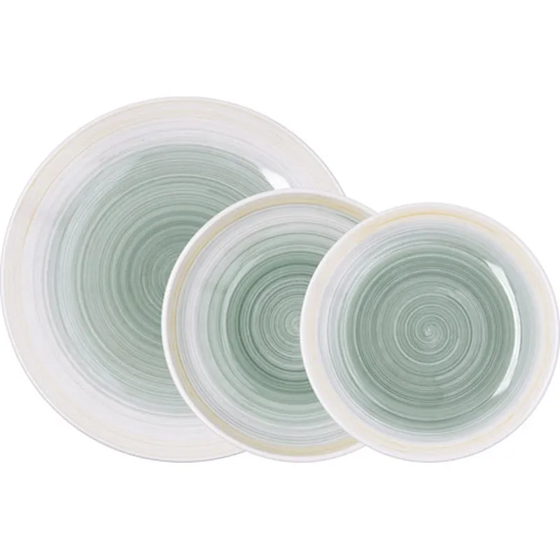 Compra VAJILLA CERAMICA 18 PZAS VELVET LEMON VERDE QD ADI 5427468 al mejor precio