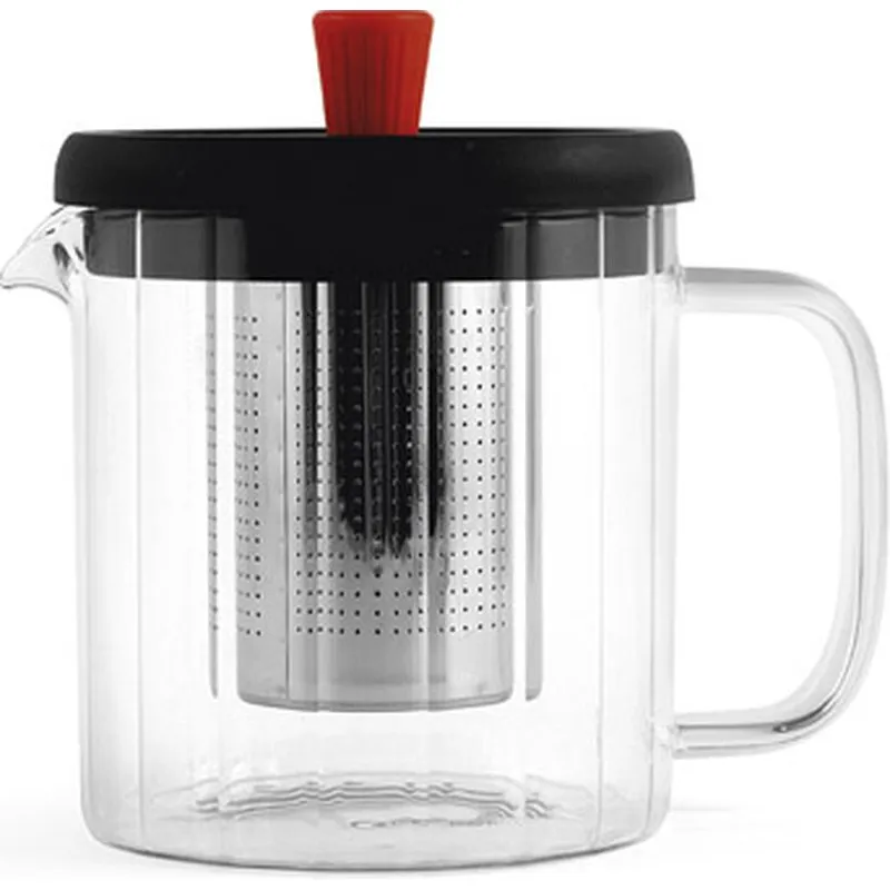 Compra TETERA BOROSILICATO FILTRO INOX 18/10 0,6L H&H 9768706 al mejor precio