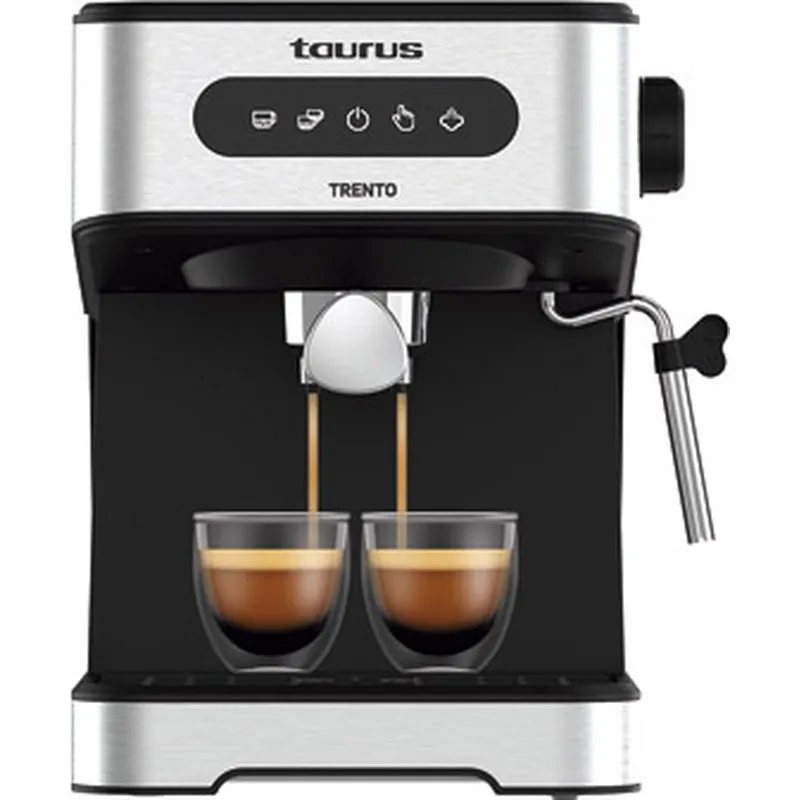 Compra CAFETERA SUPREME CREAM SYSTEM PROGRAMABLE 850 W 20 BARES TAURUS 920649000 al mejor precio