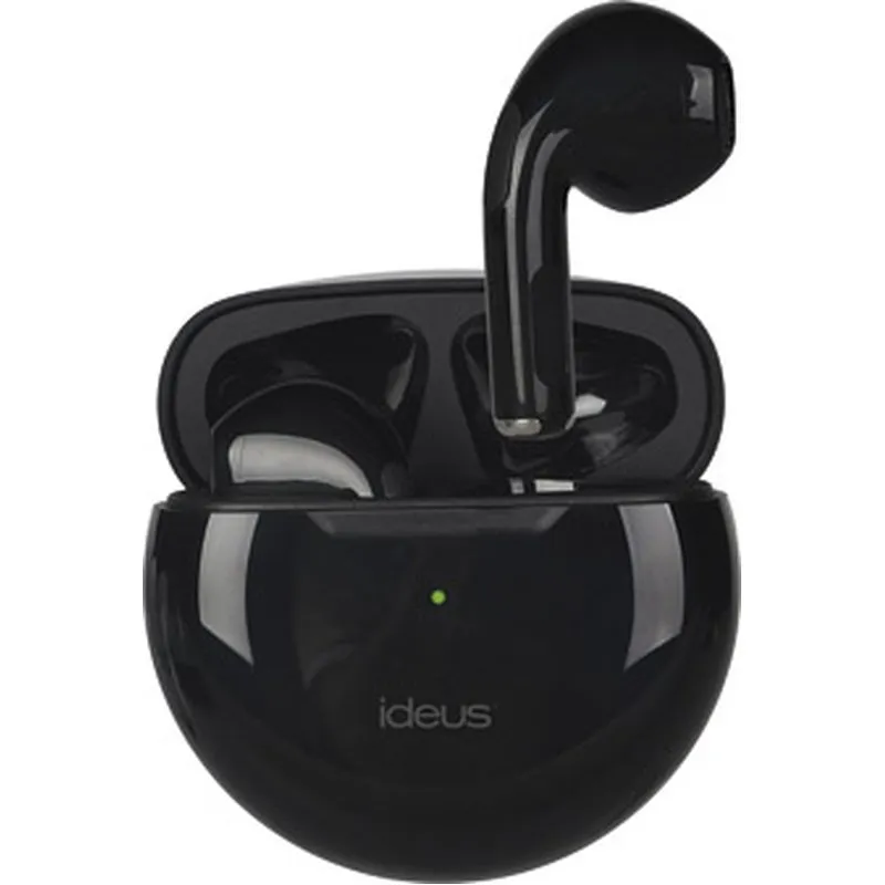 Compra AURICULARES BLUETOOTH 5.0 CON ESTUCHE DE CARGA SENSOR TACTIL NEGRO IDEUS SFW24BK al mejor precio