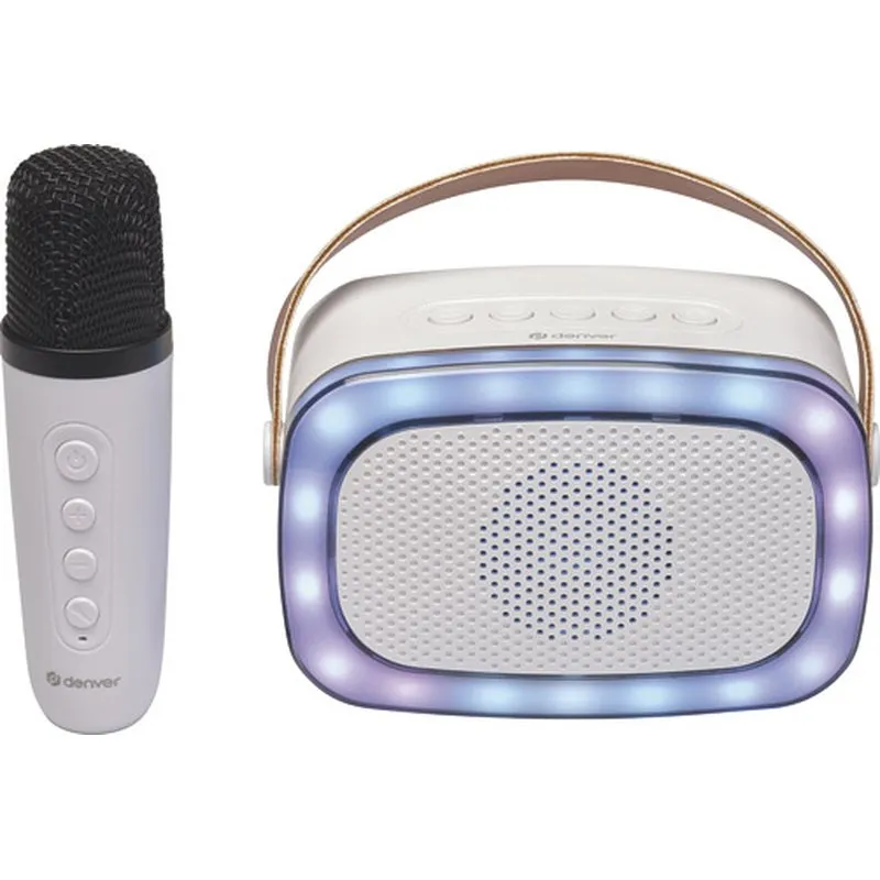 Compra ALTAVOZ KARAOKE - BTM-610 DENVER BLANCO DENVER DENVER BTM-610 al mejor precio