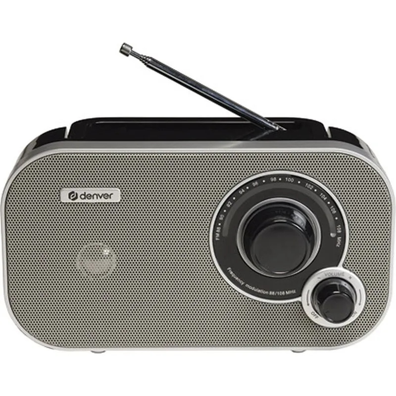 Compra RADIO FM ANALÓGICA DENVER GRIS DENVER DENVER TR-51GR al mejor precio