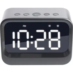 RELOJ DESPERTADOR NEGRO CON...