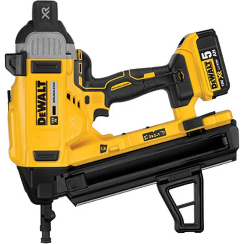 Compra CLAVADORA DE HORMIGON SIN ESCOBILLAS XR 18V + 2 BATERIAS LI-ION 5AH CLAV DEWALT DCN890P2-QW al mejor precio