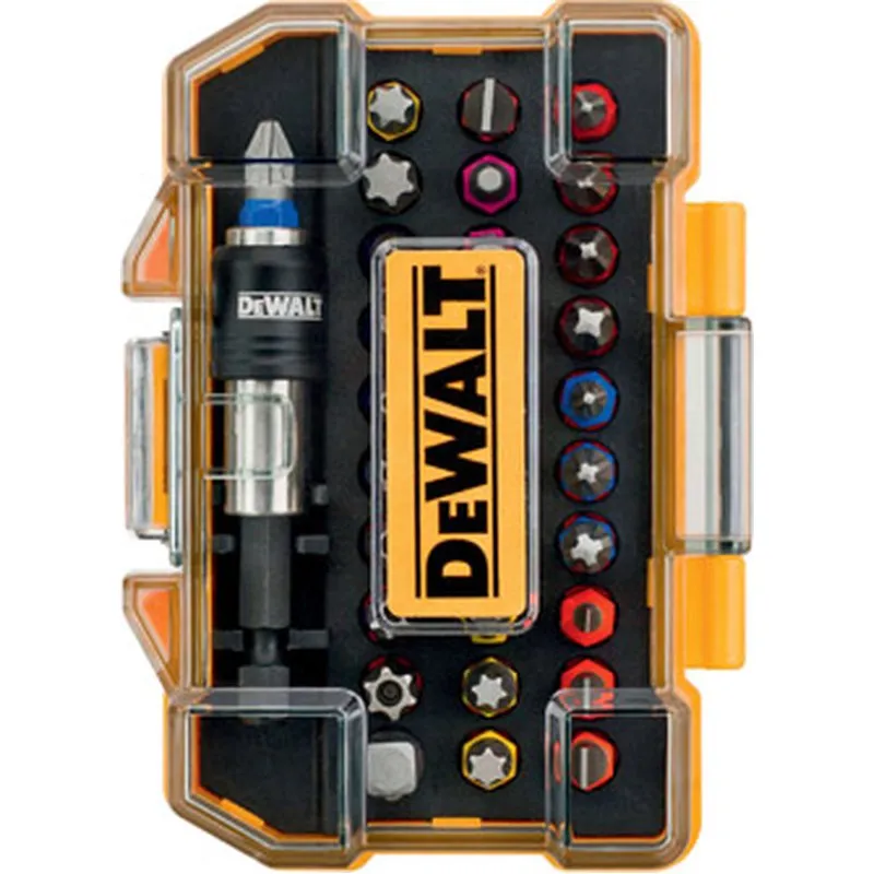 Compra JUEGO 32 PUNTAS PZ-PH-PI-TORX-TORX INVIOLABLE HEXAGONAL Y ADAPTADO DEWALT DT7969-QZ al mejor precio
