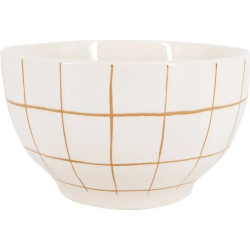 Compra BOL CUADROS AMARILLO 750ML D'CASA 308113 al mejor precio