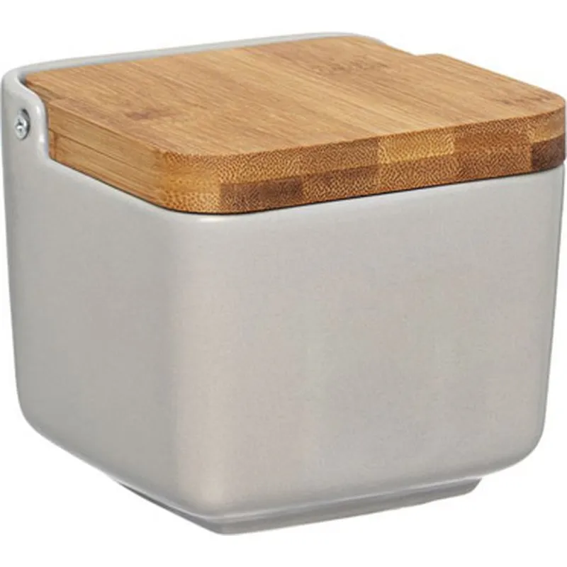 Compra SALERO PORCELANA TAPA BAMBU NATURAL D'CASA 2776697 al mejor precio