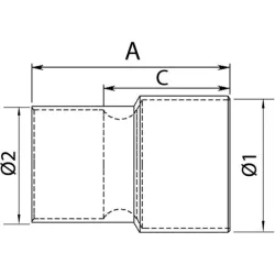 Compra REDUCCION COBRE M-H 5243 diametro 18 -15 MM 25 UDS STH F242195 al mejor precio