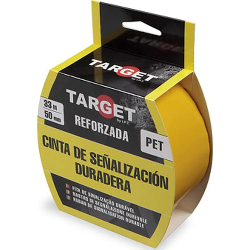 Compra CINTA ADHESIVA SEÑALIZACIÓN 33MTX50MM AMARILLA TARGET C40A3350 al mejor precio