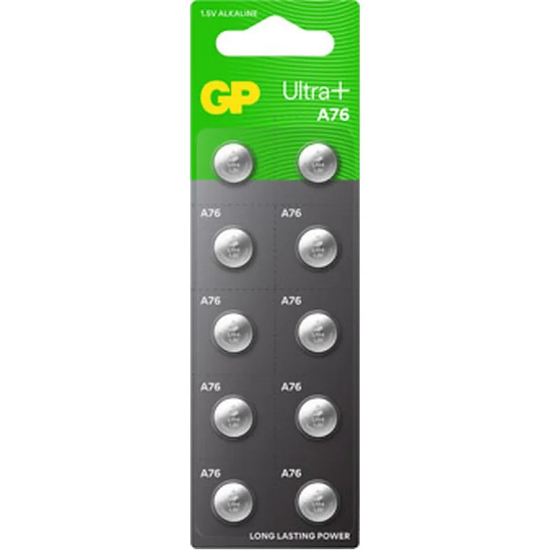 Compra PILA MICROALCALINA LR44 A76 10 UNID GENERAL DE PILAS LR0044-B10MF GP al mejor precio