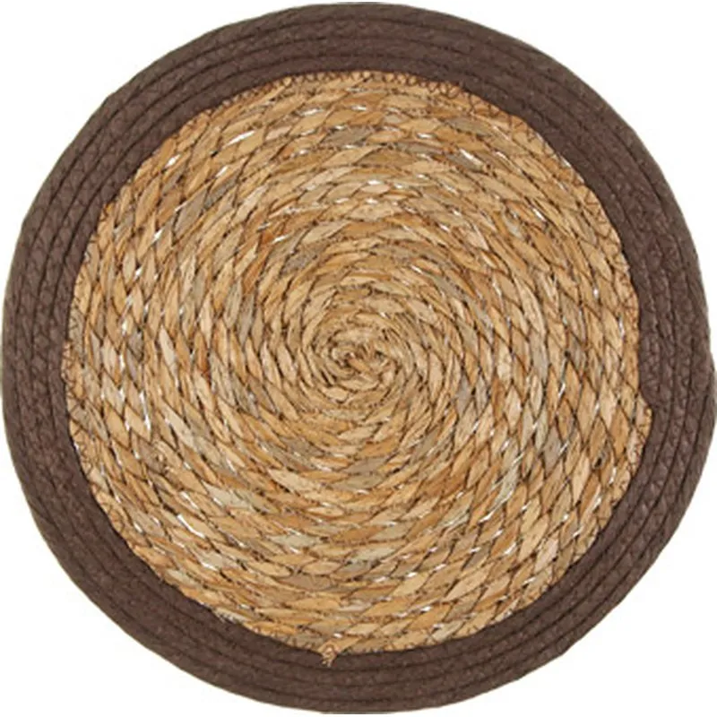 Compra SALVAMANTEL YUTE MARRON diametro 35CM VERSA 22010146 al mejor precio