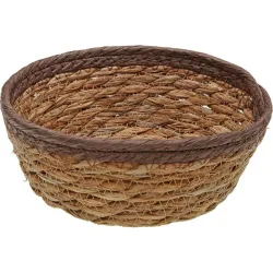 CESTA YUTE MARRON 18X18X7CM...