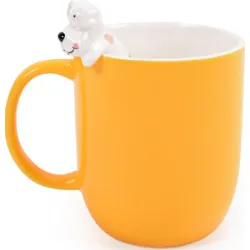 MUG CERAMICA PERRO AMARILLO...