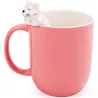 Compra MUG CERAMICA GATO ROSA 0,39CL 8,6X12,4X12,6CM VERSA 22580055 al mejor precio