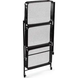 Compra CARRO MULTIUSOS METALICO 3 ESTANTERIAS NEGRO 45X29,5X77CM VERSA 22250185 al mejor precio