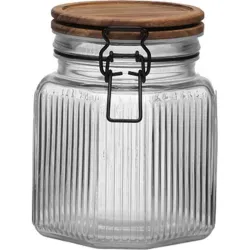 BOTE CRISTAL TAPA ACACIA 1L...