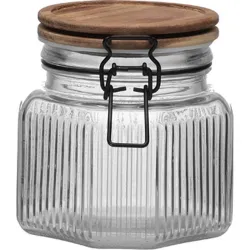 BOTE CRISTAL TAPA ACACIA...