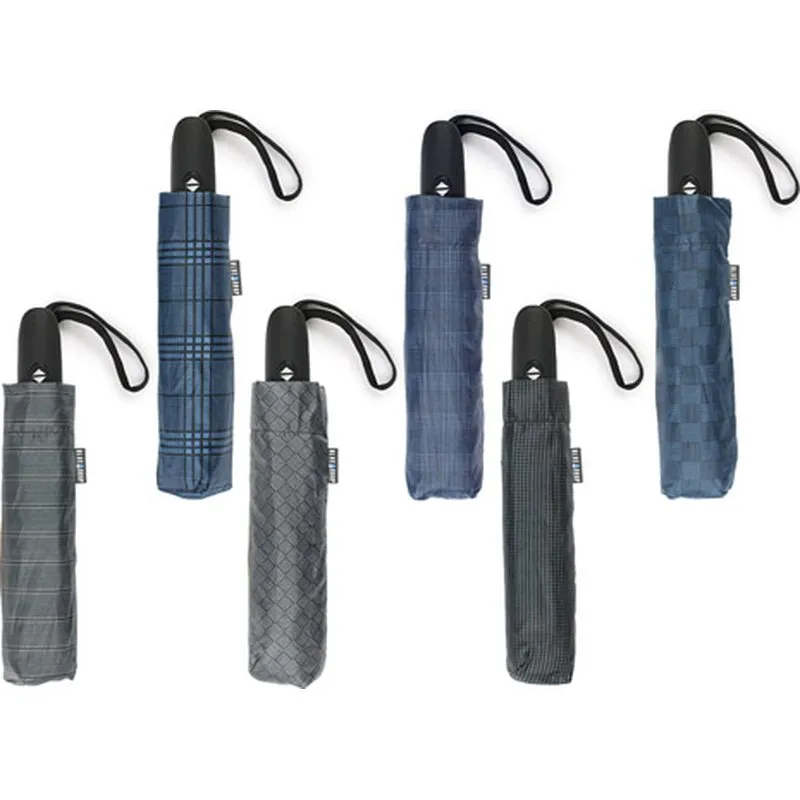 Compra PARAGUAS HOMBRE PLEGABLE MANUAL ABRE/CIERRA ESTAMPADO SURTIDO CUATRO GOTAS 688 al mejor precio