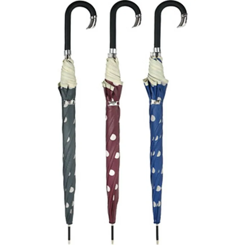Compra PARAGUAS MUJER LARGO AUTOMATICO XL 3 SURTIDO TOPOS CUATRO GOTAS D1002 al mejor precio