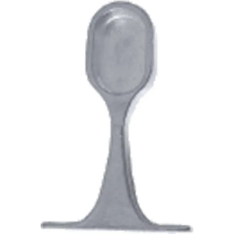 Compra SOPORTE LATERAL PARA TUBO DE ARMARIO OVAL 25X15MM NIQUEL 50UDS MICEL 74251 al mejor precio