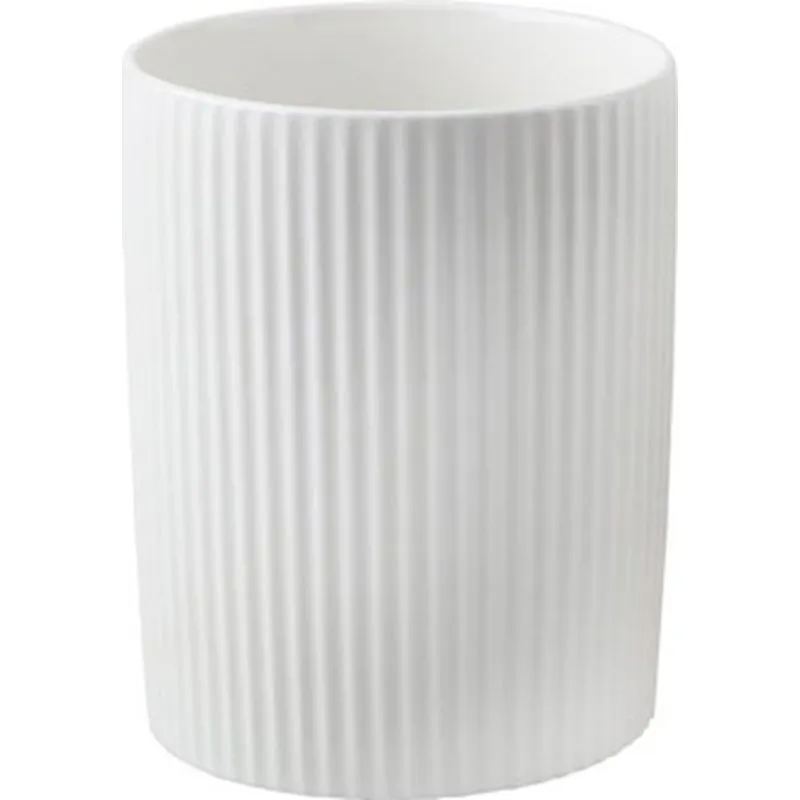 Compra BOTE PORCELANA GRABADA UTENSILIOS COCINA BLANCO RAYAS D'CASA 312607 al mejor precio