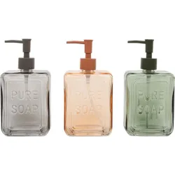 DISPENSADOR JABON CRISTAL...