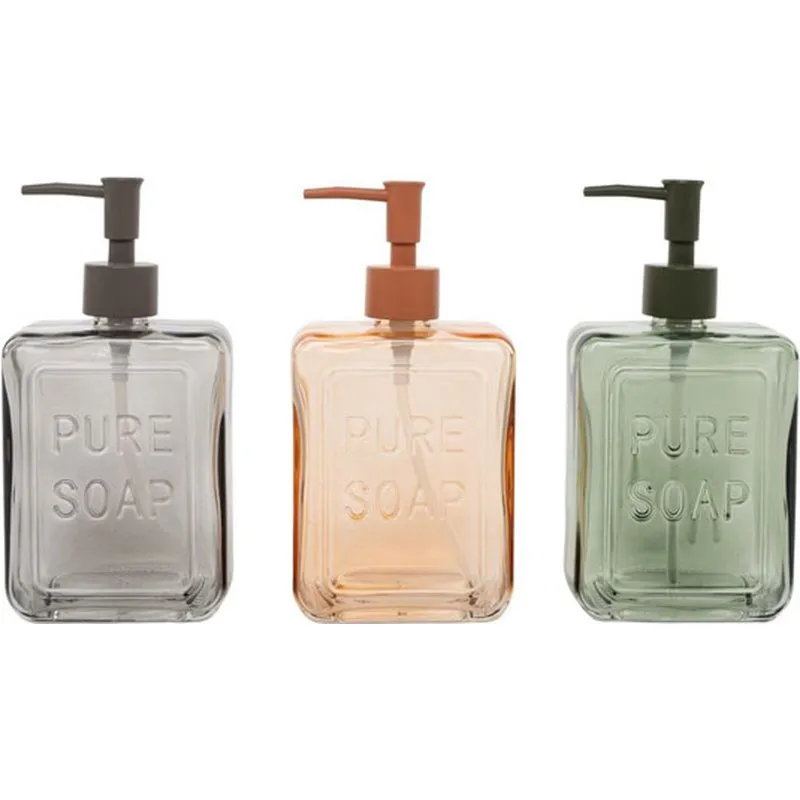 Compra DISPENSADOR JABON CRISTAL PURE SOAP 570ML SURTIDO OTOÑO D'CASA 2676232 al mejor precio