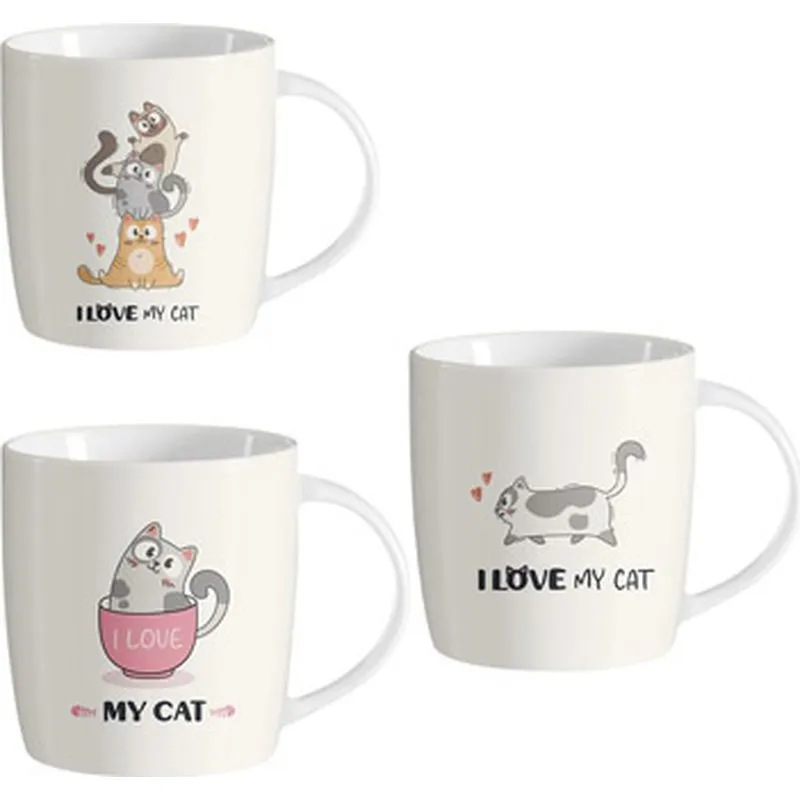 Compra MUG GATOS CAJA REGALO 35 CL SURTIDO D'CASA 27761140 al mejor precio