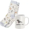 Compra TAZA 300ML + CALCETIN T.38-42 SET REGALO PERROS D'CASA 27761142 al mejor precio