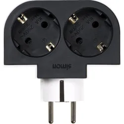 ADAPTADOR GIRATORIO 2 TOMAS...