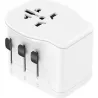 Compra ADAPTADOR ENCHUFE UNIVERSAL VIAJE 3 USB (A+C) BLANCO 20W SIMON CL410101 al mejor precio