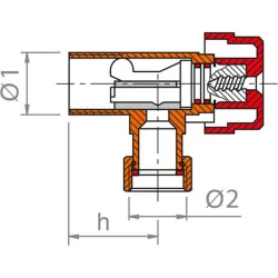 Compra VALVULA ESCUADRA AMERICA LARGA ANTICALCAREA 1/2" - 3/8" 90º SIN TUERCA 2 UDS STH 40232 al mejor precio
